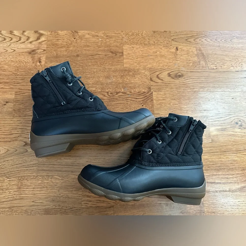 Sperry Syren Gulf Duck Boot in Black Size 7
